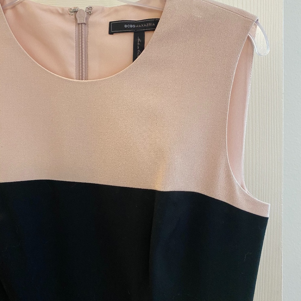BCBG two tone cocktail dress